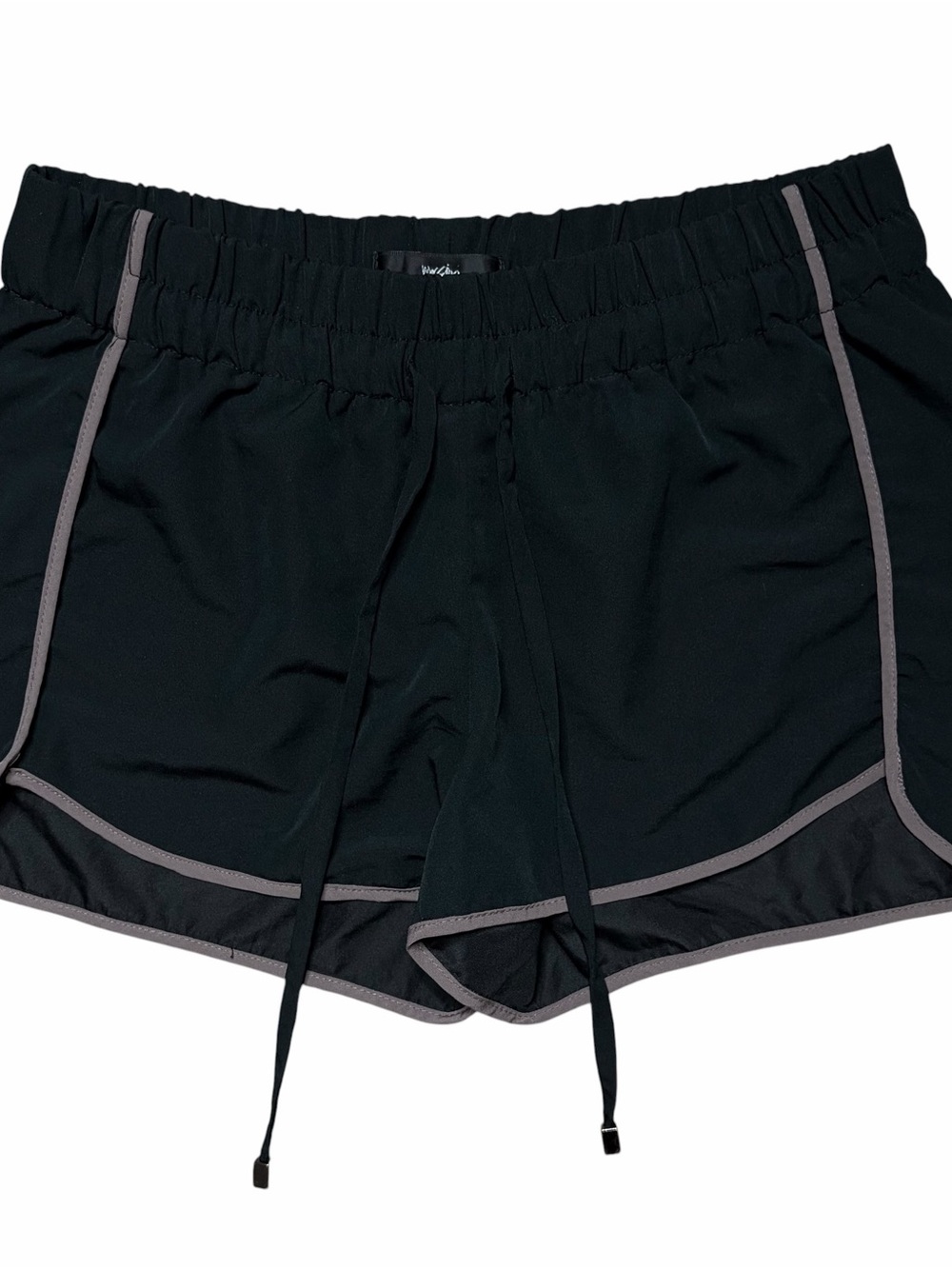 Vintage Y2K Mossimo Black Drawstring Athletic Shorts Elastic Waist Sport Goth